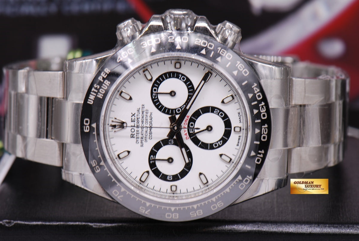 [SOLD] ROLEX OYSTER PERPETUAL DAYTONA CERAMIC BEZEL WHITE Ref : 116500LN (NEW)