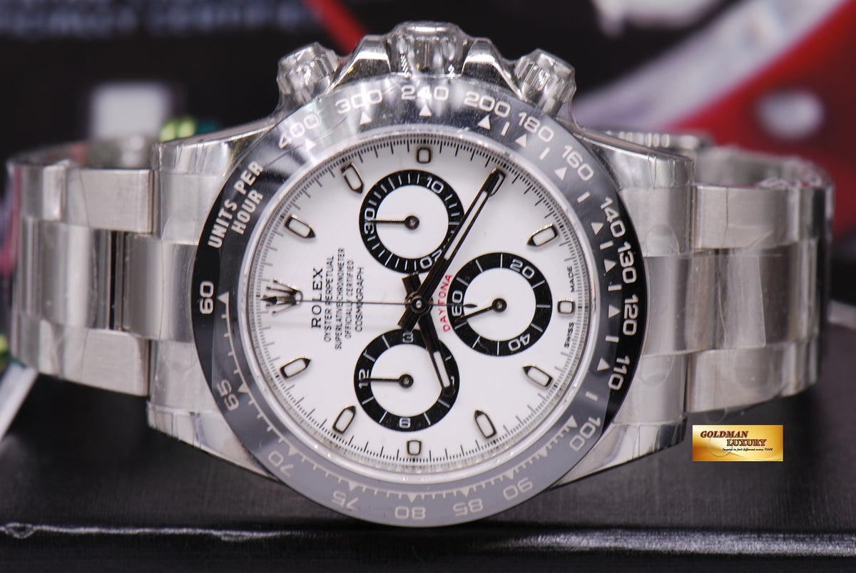 [SOLD] ROLEX OYSTER PERPETUAL DAYTONA CERAMIC BEZEL WHITE Ref : 116500LN (NEW)