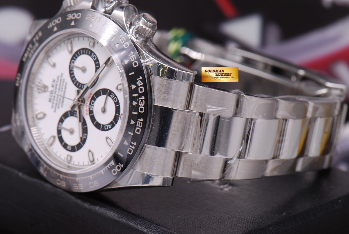 [SOLD] ROLEX OYSTER PERPETUAL DAYTONA CERAMIC BEZEL WHITE Ref : 116500LN (NEW)