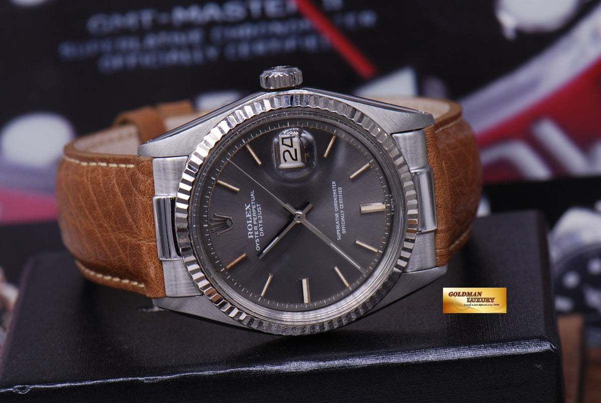 [SOLD] ROLEX OYSTER PERPETUAL 36mm 1601 SILVER VINTAGE (MINT)