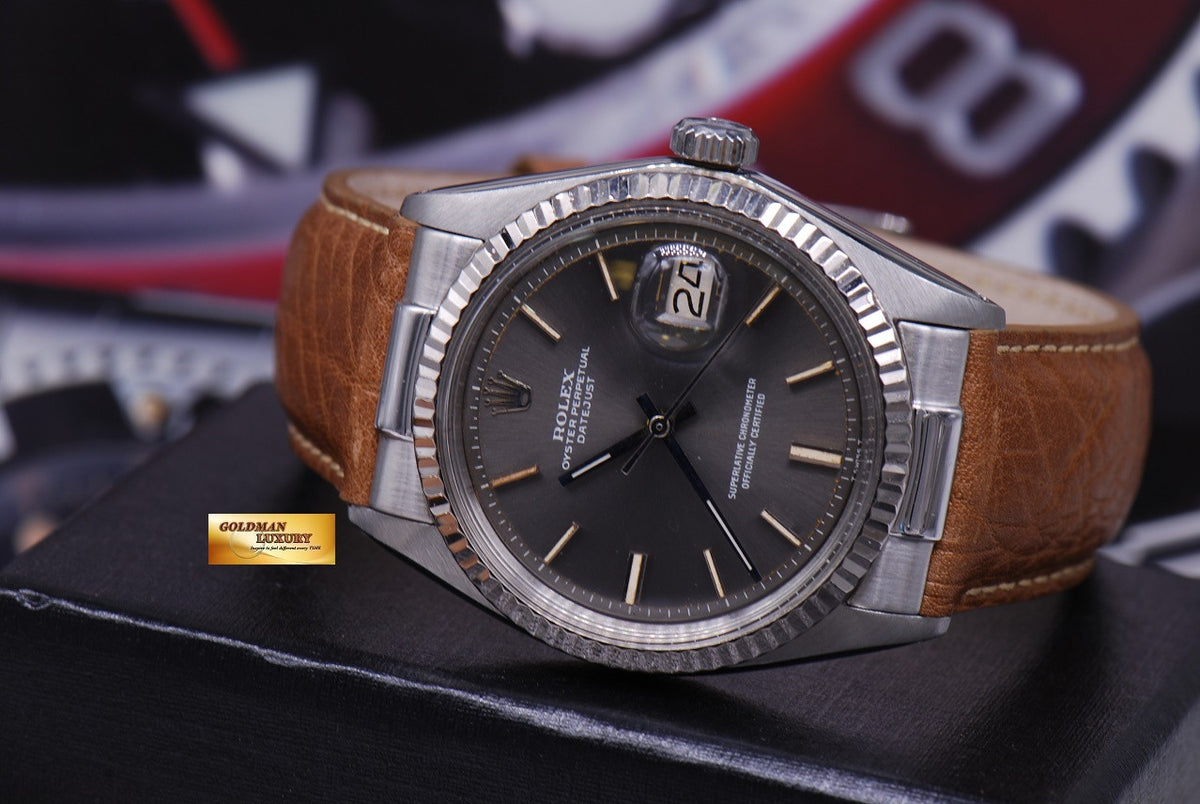 [SOLD] ROLEX OYSTER PERPETUAL 36mm 1601 SILVER VINTAGE (MINT)