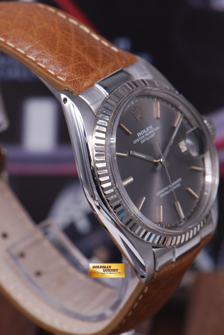 [SOLD] ROLEX OYSTER PERPETUAL 36mm 1601 SILVER VINTAGE (MINT)