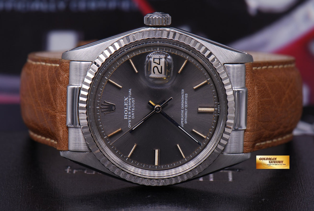 [SOLD] ROLEX OYSTER PERPETUAL 36mm 1601 SILVER VINTAGE (MINT)