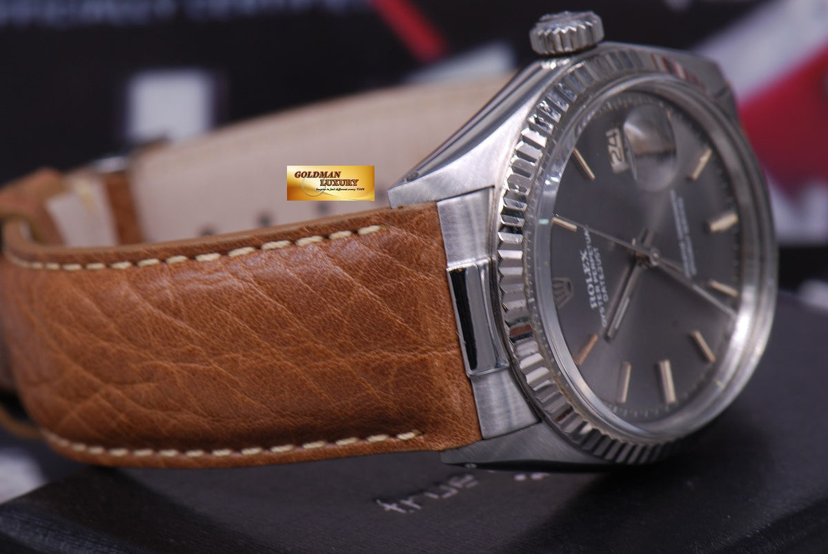 [SOLD] ROLEX OYSTER PERPETUAL 36mm 1601 SILVER VINTAGE (MINT)
