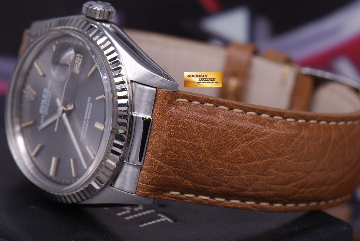 [SOLD] ROLEX OYSTER PERPETUAL 36mm 1601 SILVER VINTAGE (MINT)