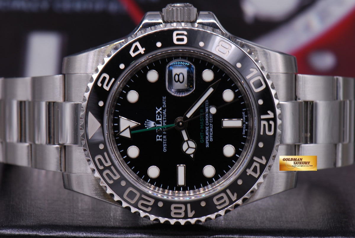 [SOLD] ROLEX OYSTER PERPETUAL GMT-MASTER II CERAMIC BLACK (MINT)