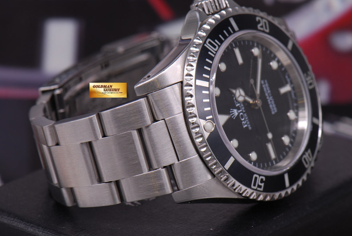 [SOLD] ROLEX OYSTER PERPETUAL SUBMARINER NO-DATE BLACK (MINT)