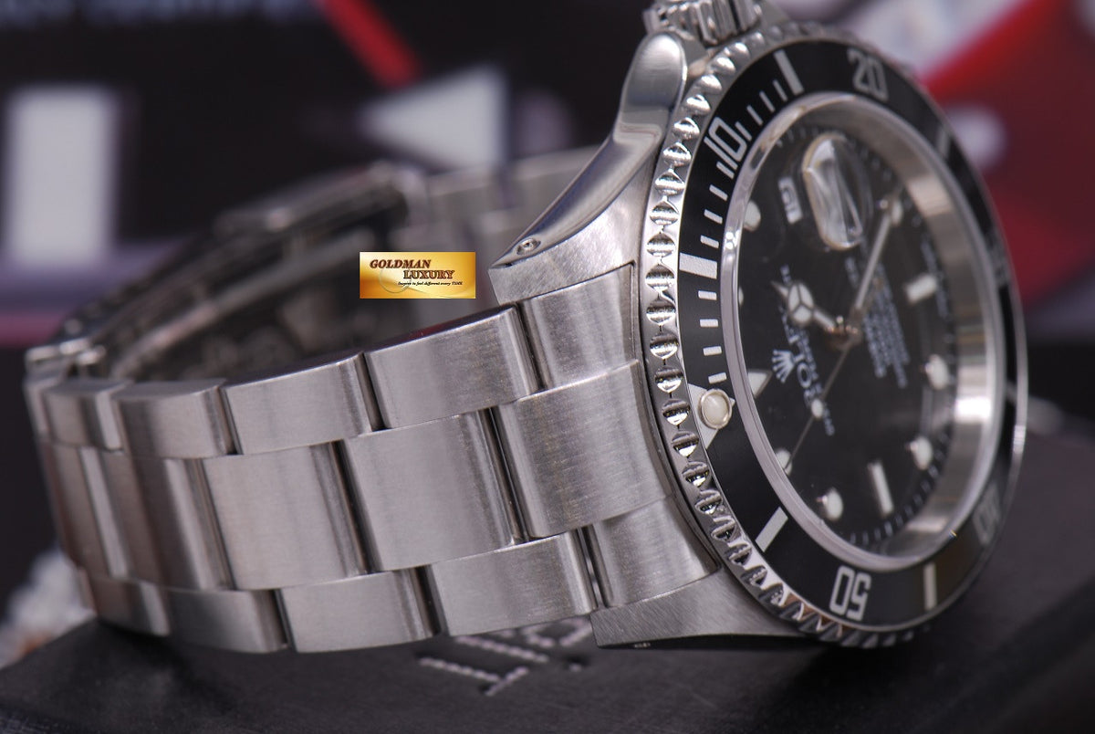 [SOLD] ROLEX OYSTER PERPETUAL SUBMARINER BLACK Ref : 16610 (MINT)