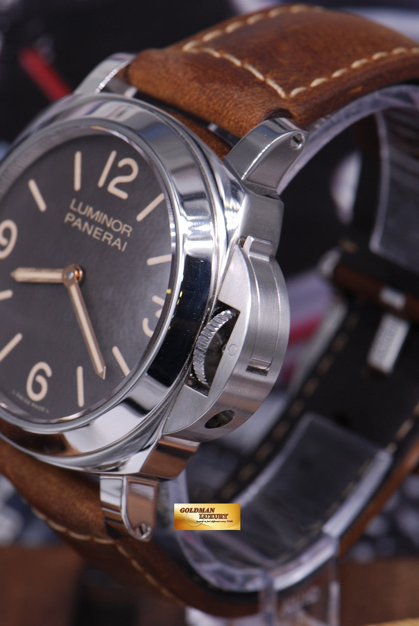 [SOLD] PANERAI LUMINOR BASE TOBACCO DIAL 44mm PAM 390 SPECIAL EDITION (MINT)