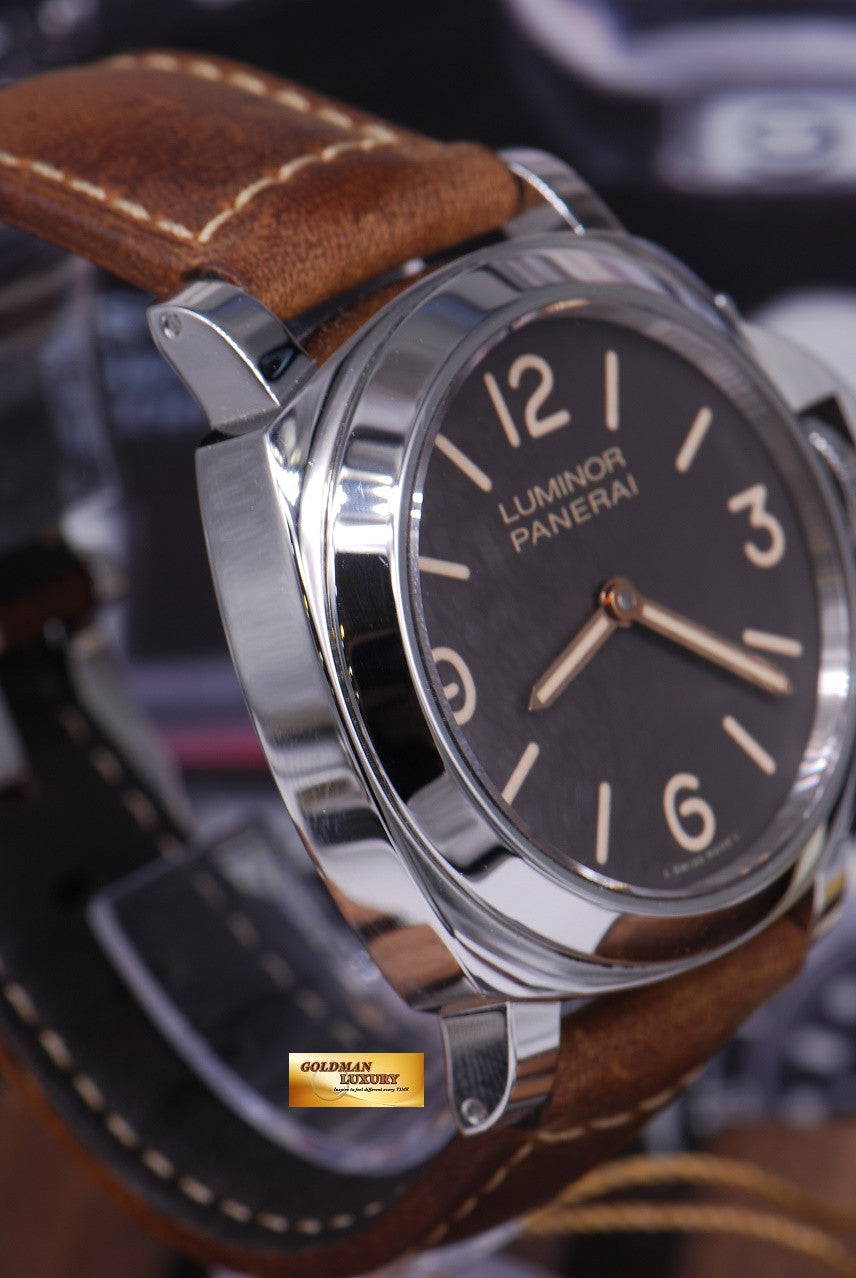 [SOLD] PANERAI LUMINOR BASE TOBACCO DIAL 44mm PAM 390 SPECIAL EDITION (MINT)