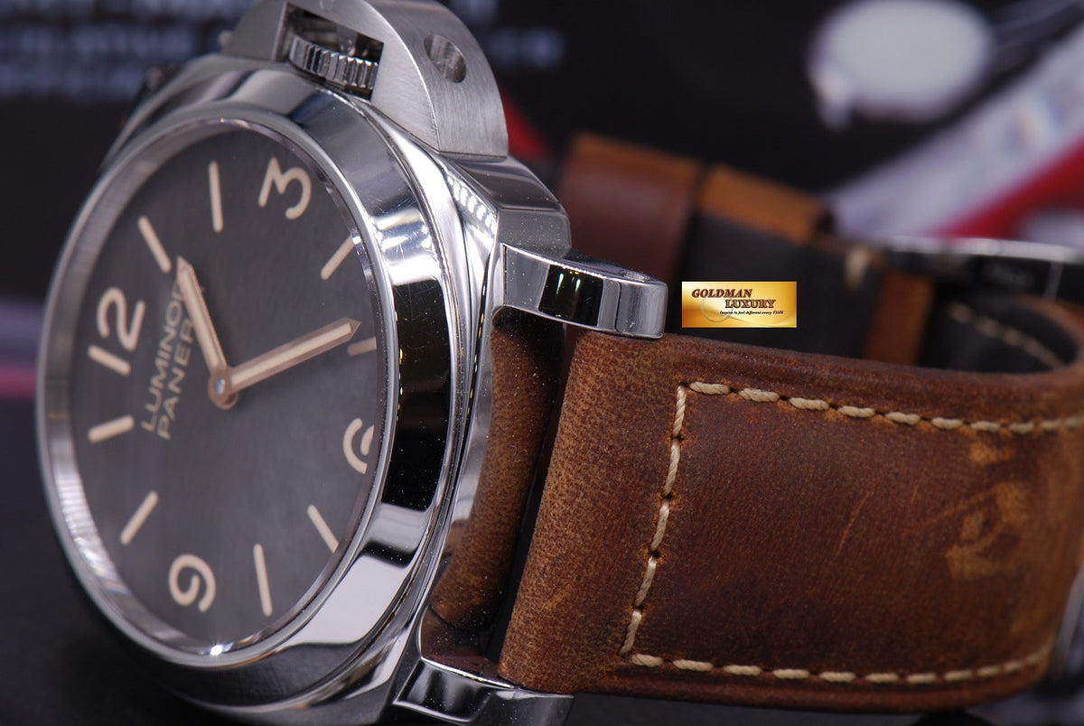 [SOLD] PANERAI LUMINOR BASE TOBACCO DIAL 44mm PAM 390 SPECIAL EDITION (MINT)