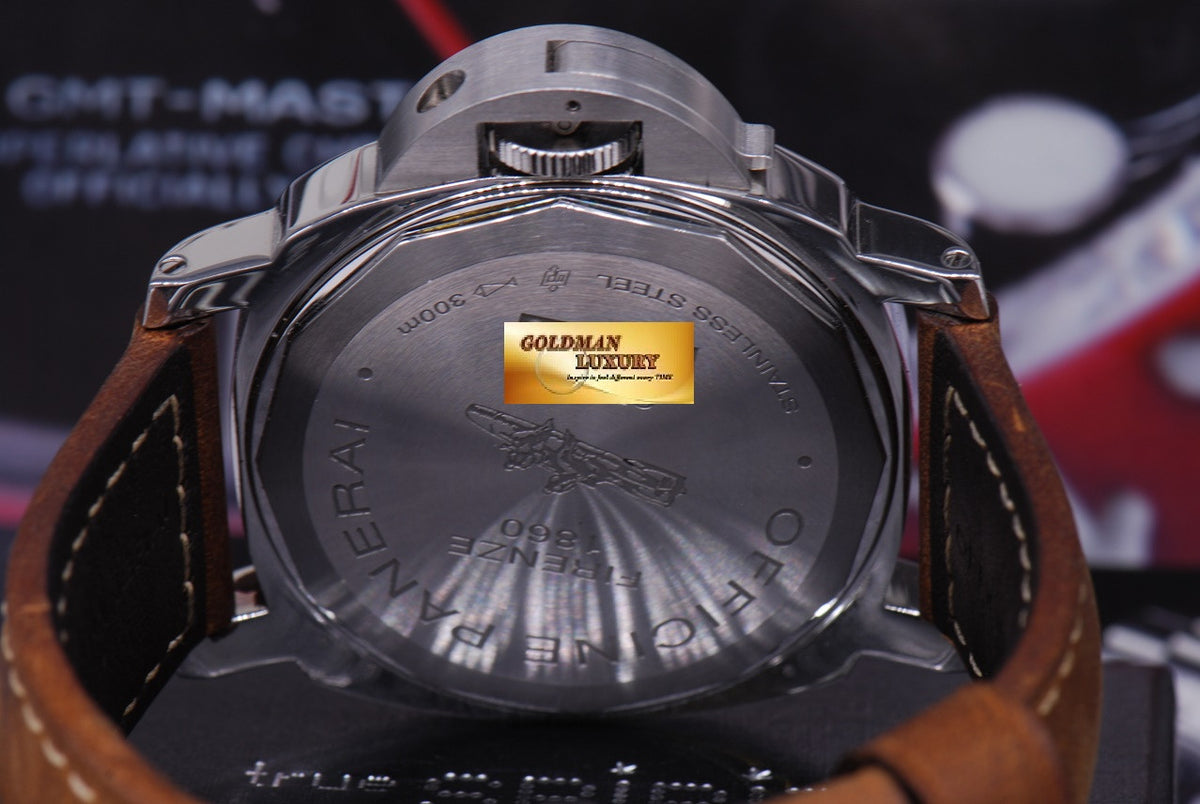 [SOLD] PANERAI LUMINOR BASE TOBACCO DIAL 44mm PAM 390 SPECIAL EDITION (MINT)