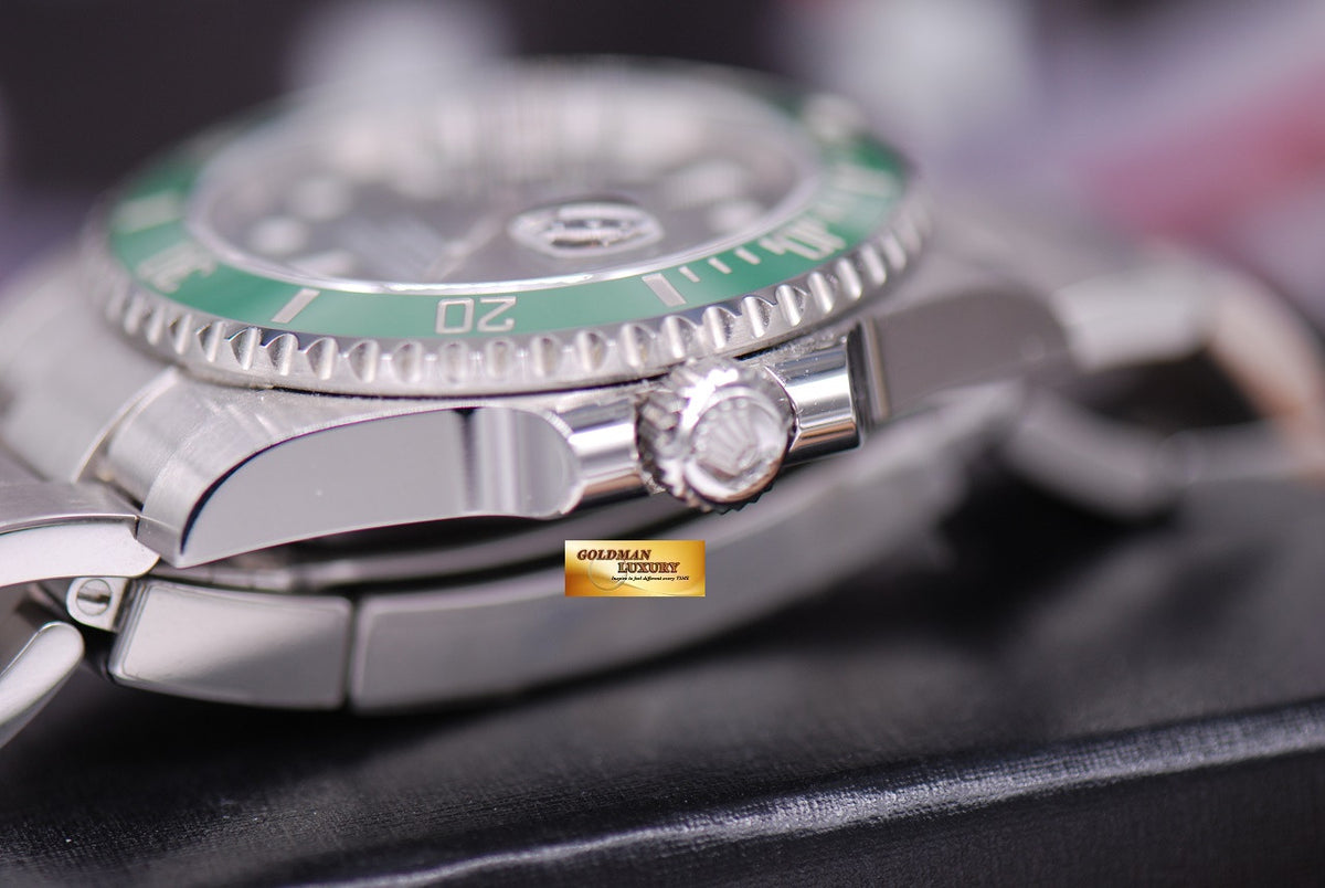 [SOLD] ROLEX OYSTER PERPETUAL SUBMARINER GREEN HULK Ref 116610LV (LNIB)