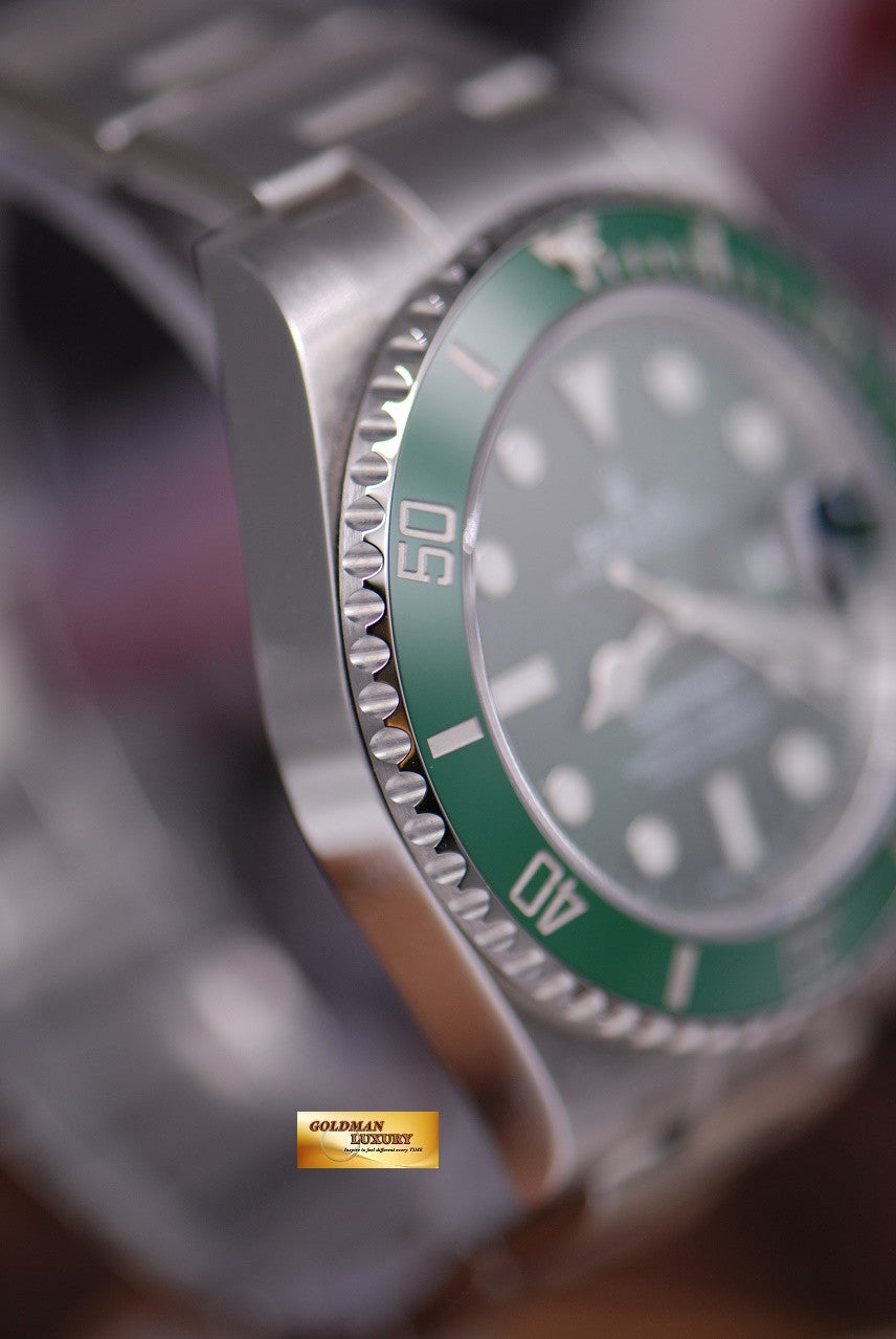[SOLD] ROLEX OYSTER PERPETUAL SUBMARINER GREEN HULK Ref 116610LV (LNIB)