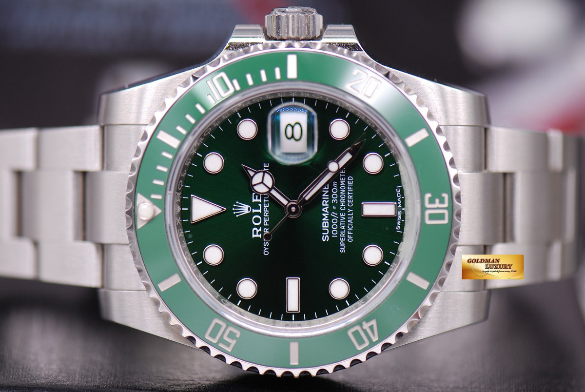 [SOLD] ROLEX OYSTER PERPETUAL SUBMARINER GREEN HULK Ref 116610LV (LNIB)