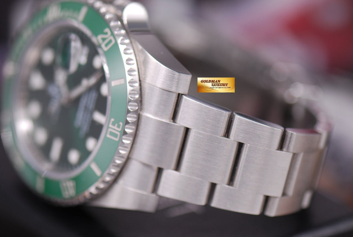 [SOLD] ROLEX OYSTER PERPETUAL SUBMARINER GREEN HULK Ref 116610LV (LNIB)