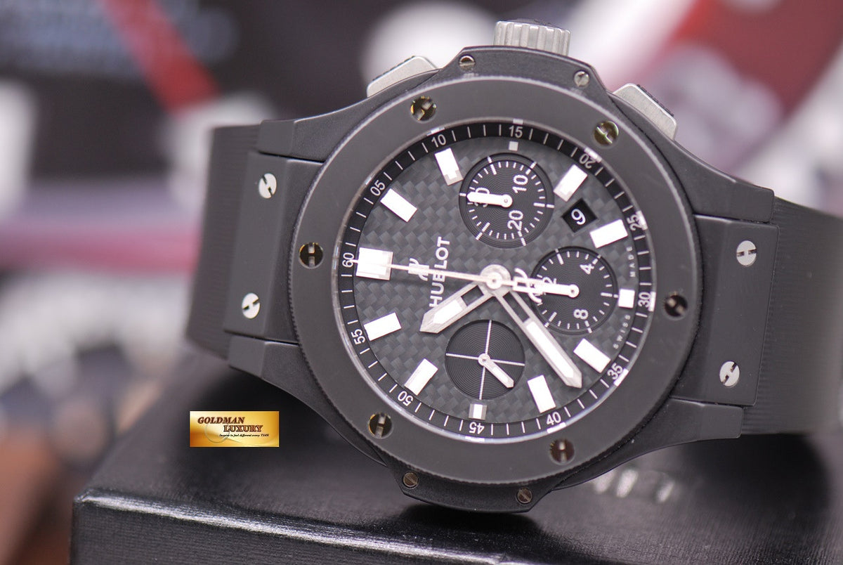 [SOLD] HUBLOT BIG BANG FULL BLACK CERAMIC CHRONOGRAPH AUTOMATIC 301.CI.1770.RX (MINT)