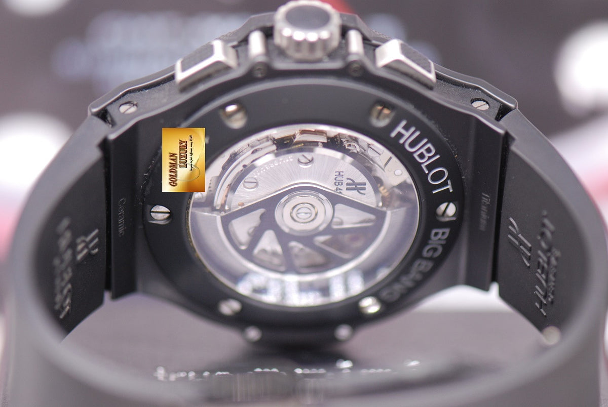 [SOLD] HUBLOT BIG BANG FULL BLACK CERAMIC CHRONOGRAPH AUTOMATIC 301.CI.1770.RX (MINT)
