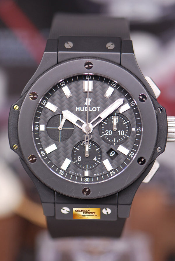 [SOLD] HUBLOT BIG BANG FULL BLACK CERAMIC CHRONOGRAPH AUTOMATIC 301.CI.1770.RX (MINT)