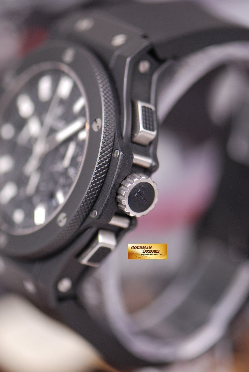 [SOLD] HUBLOT BIG BANG FULL BLACK CERAMIC CHRONOGRAPH AUTOMATIC 301.CI.1770.RX (MINT)