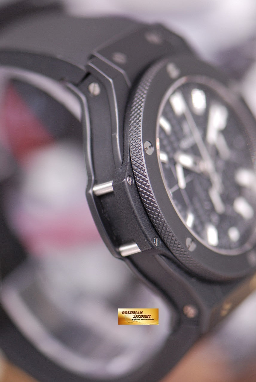 [SOLD] HUBLOT BIG BANG FULL BLACK CERAMIC CHRONOGRAPH AUTOMATIC 301.CI.1770.RX (MINT)