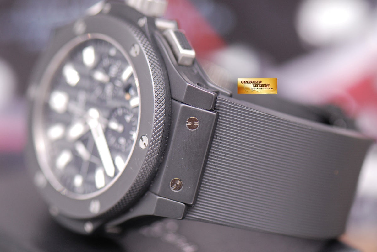 [SOLD] HUBLOT BIG BANG FULL BLACK CERAMIC CHRONOGRAPH AUTOMATIC 301.CI.1770.RX (MINT)