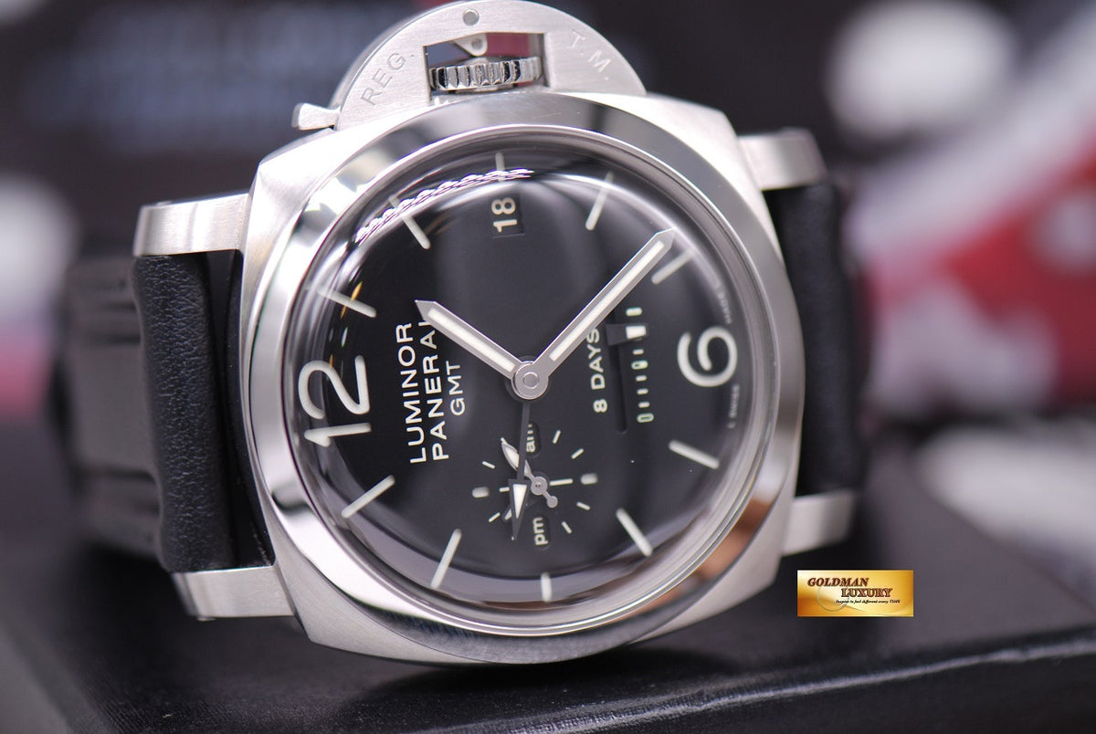 [SOLD] PANERAI LUMINOR 1950 8-DAYS GMT MANUAL am / pm DIAL PAM 233 (NEW)
