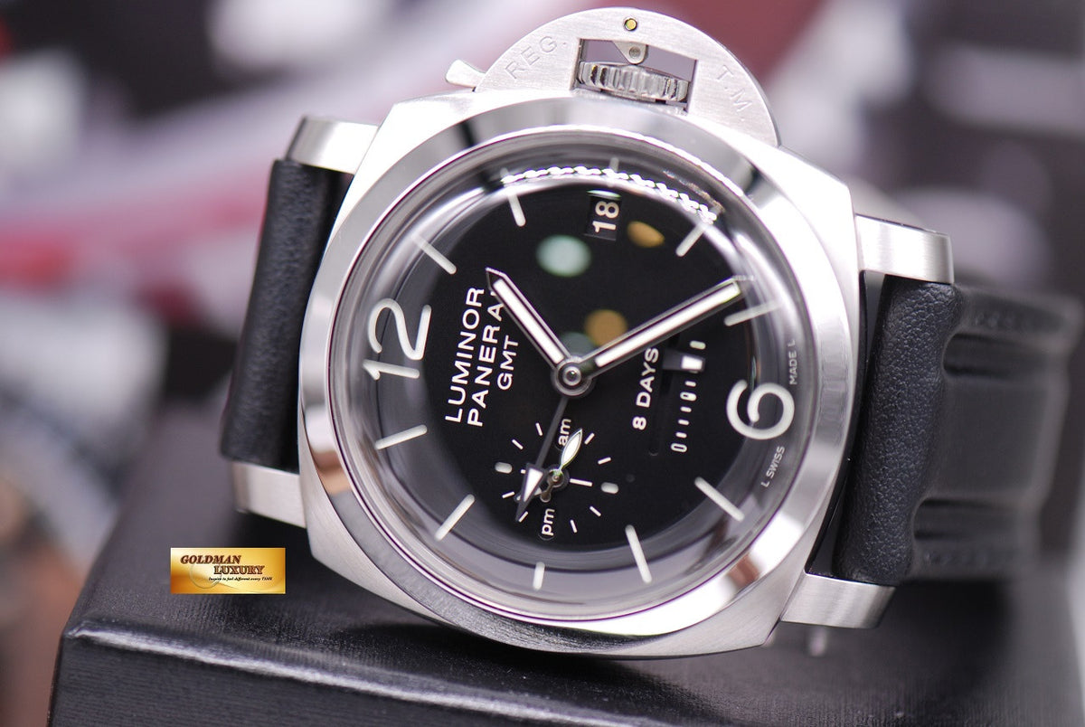 [SOLD] PANERAI LUMINOR 1950 8-DAYS GMT MANUAL am / pm DIAL PAM 233 (NEW)