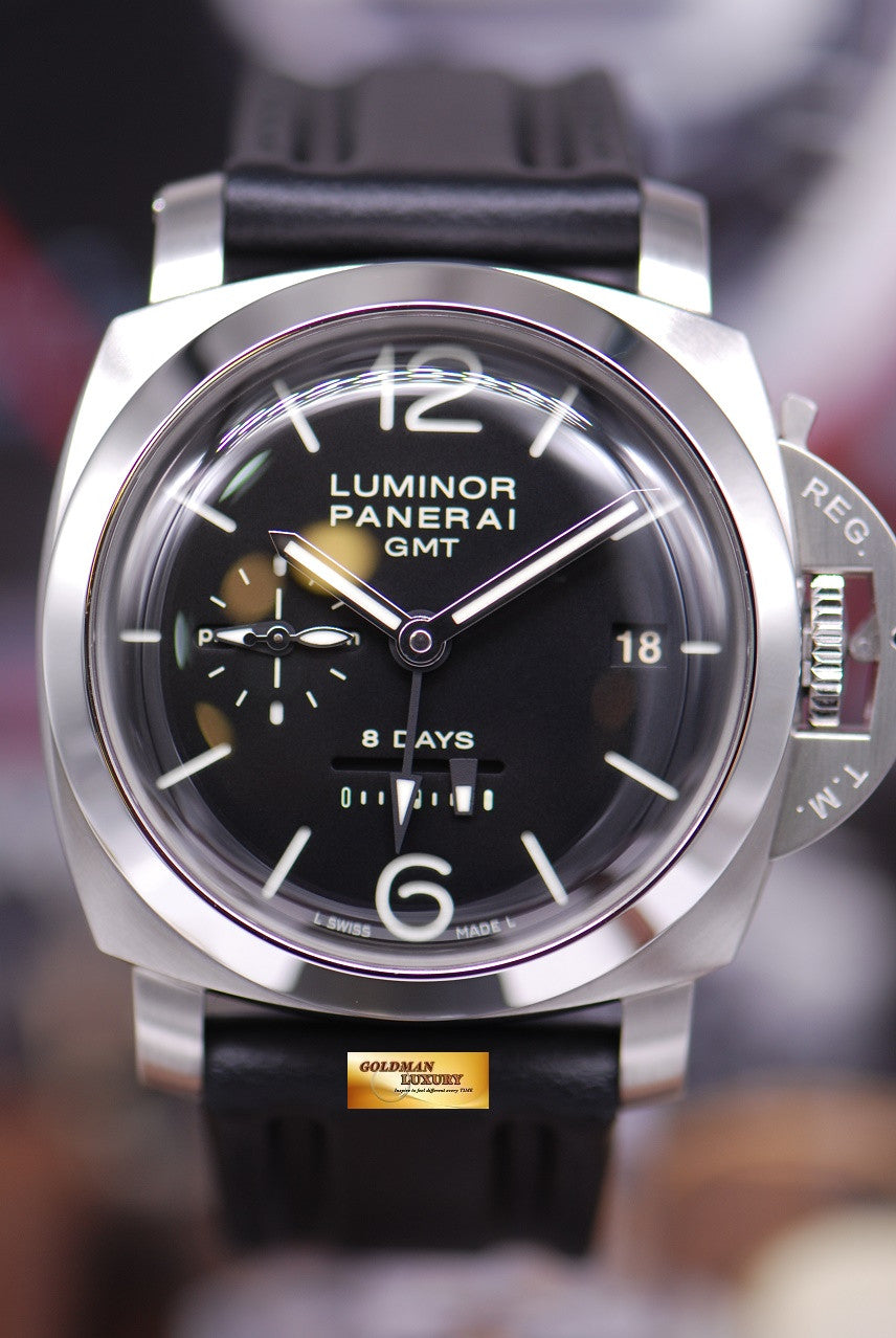[SOLD] PANERAI LUMINOR 1950 8-DAYS GMT MANUAL am / pm DIAL PAM 233 (NEW)