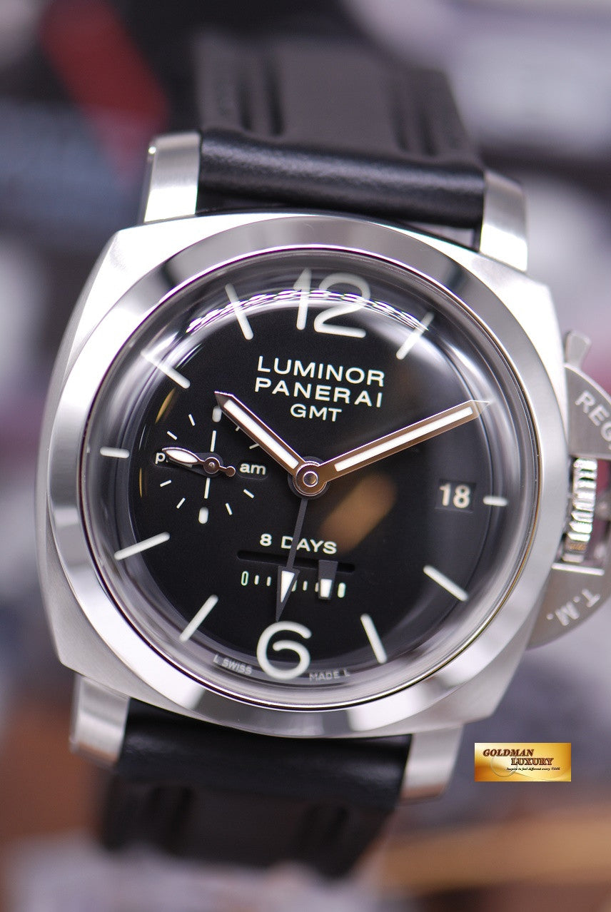 [SOLD] PANERAI LUMINOR 1950 8-DAYS GMT MANUAL am / pm DIAL PAM 233 (NEW)