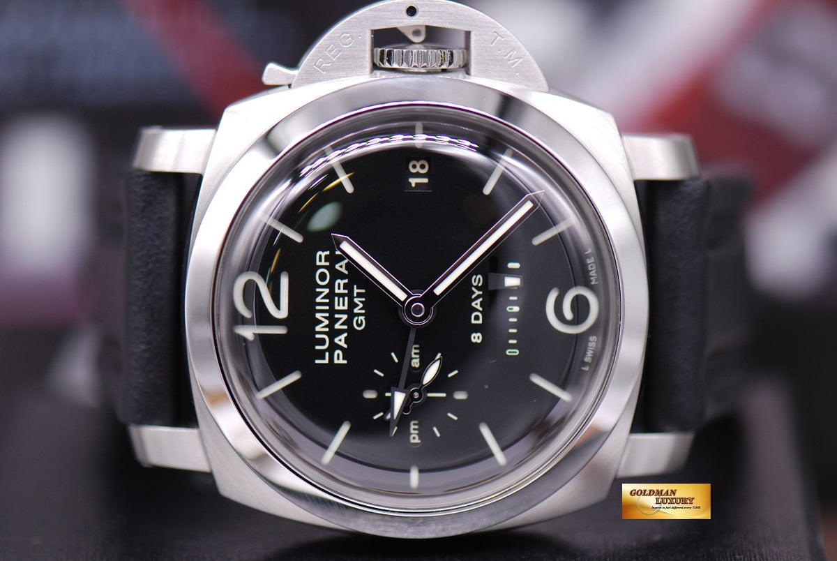 [SOLD] PANERAI LUMINOR 1950 8-DAYS GMT MANUAL am / pm DIAL PAM 233 (NEW)
