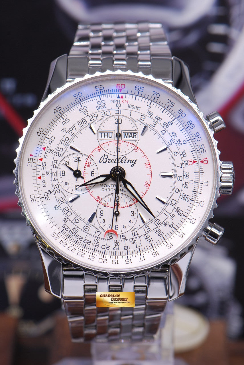 [SOLD] BREITLING MONTBRILLANT CHRONOGRAPH 43mm DAY-DATE-MONTH A21330 (MINT)