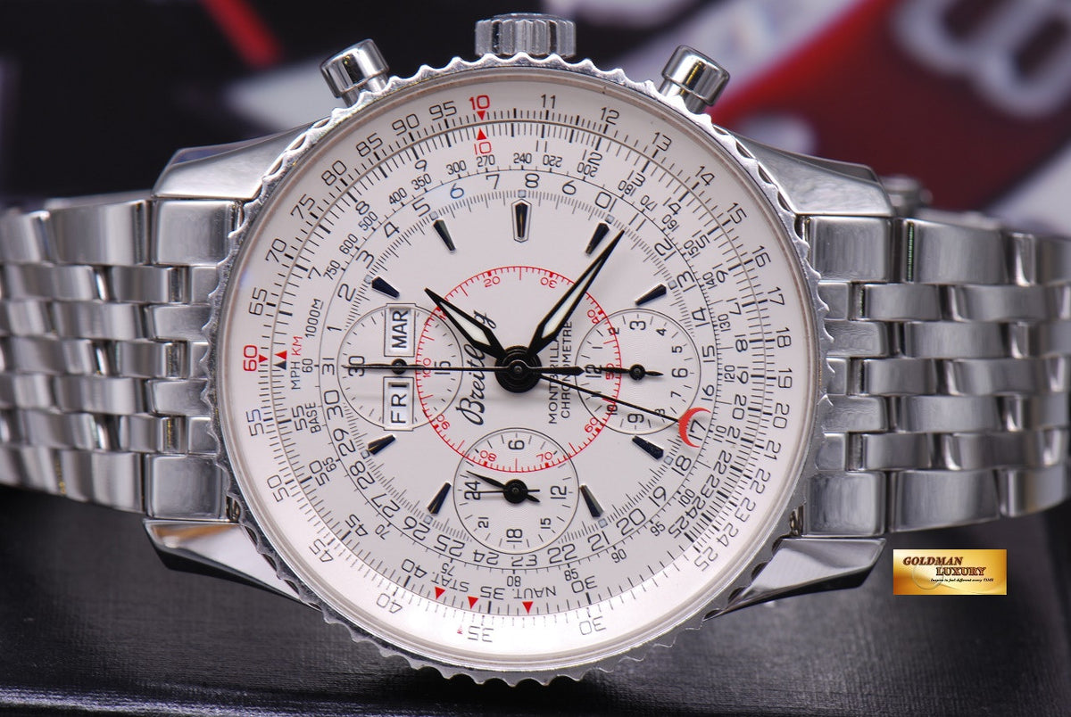 [SOLD] BREITLING MONTBRILLANT CHRONOGRAPH 43mm DAY-DATE-MONTH A21330 (MINT)