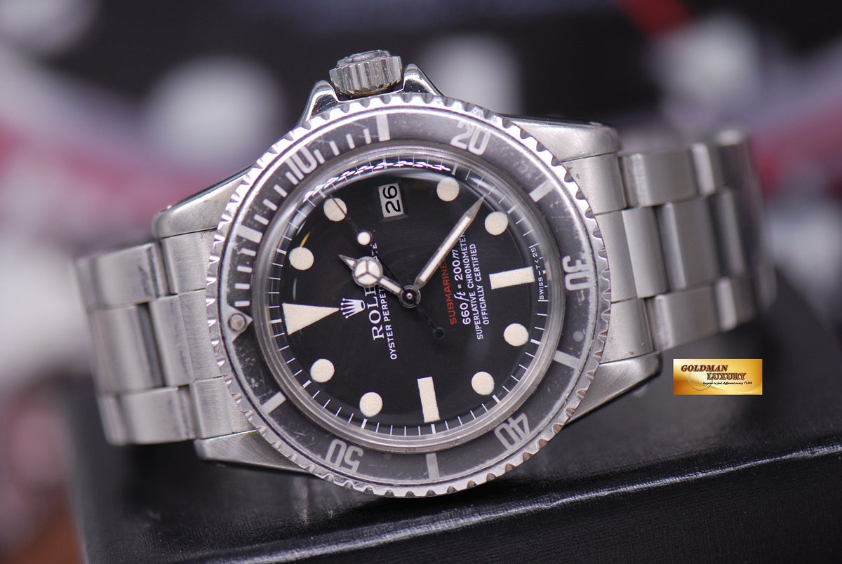 [SOLD] ROLEX OYSTER PERPETUAL RED SUBMARINER Ref 1680 (VINTAGE)