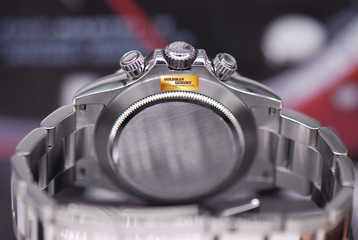 [SOLD] ROLEX OYSTER PERPETUAL DAYTONA STAINLESS STEEL CHRONOGRAPH BLACK Ref : 116520 (MINT)