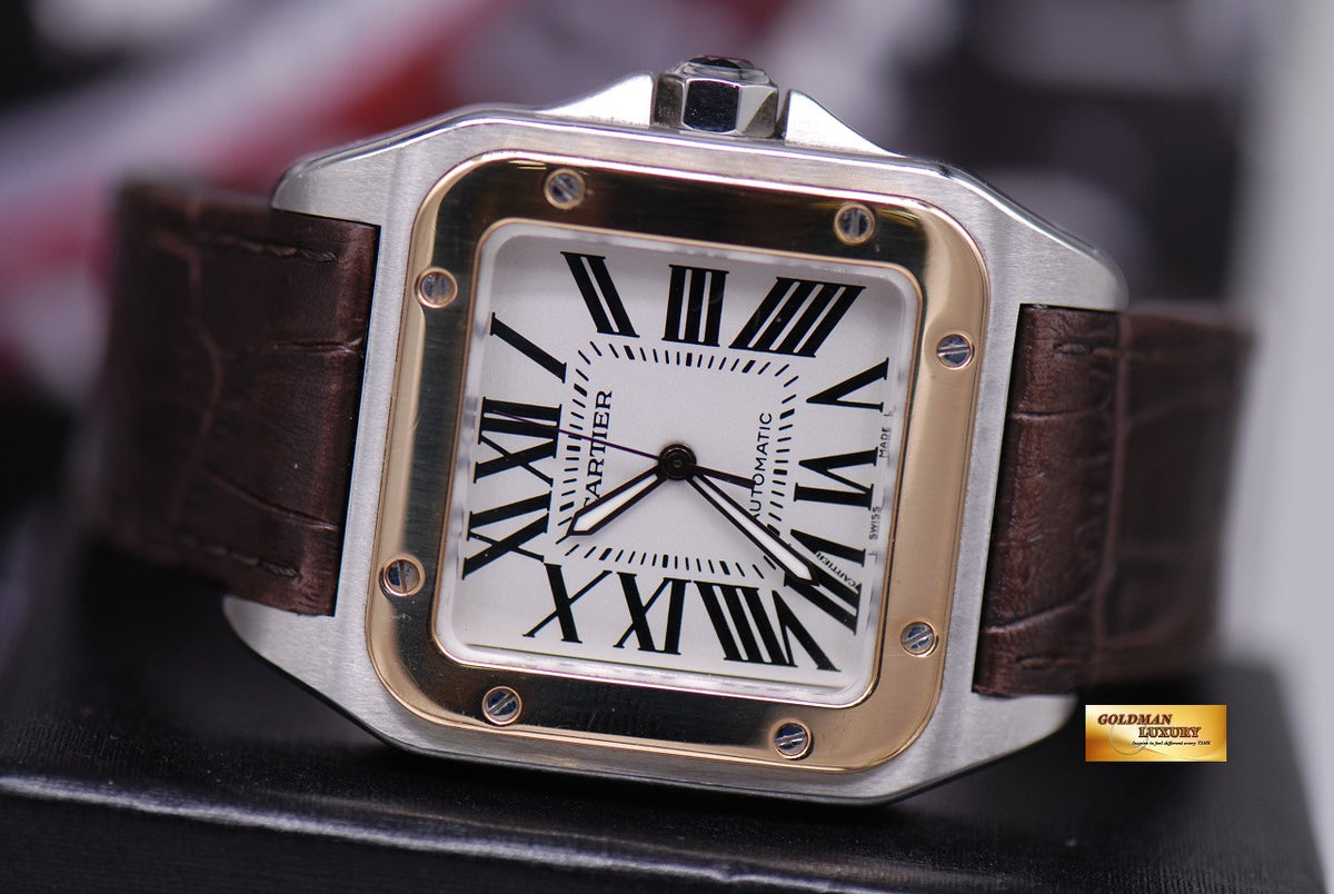 [SOLD] CARTIER SANTOS 100 XL HALF-GOLD MEN’S AUTOMATIC (NEAR MINT)