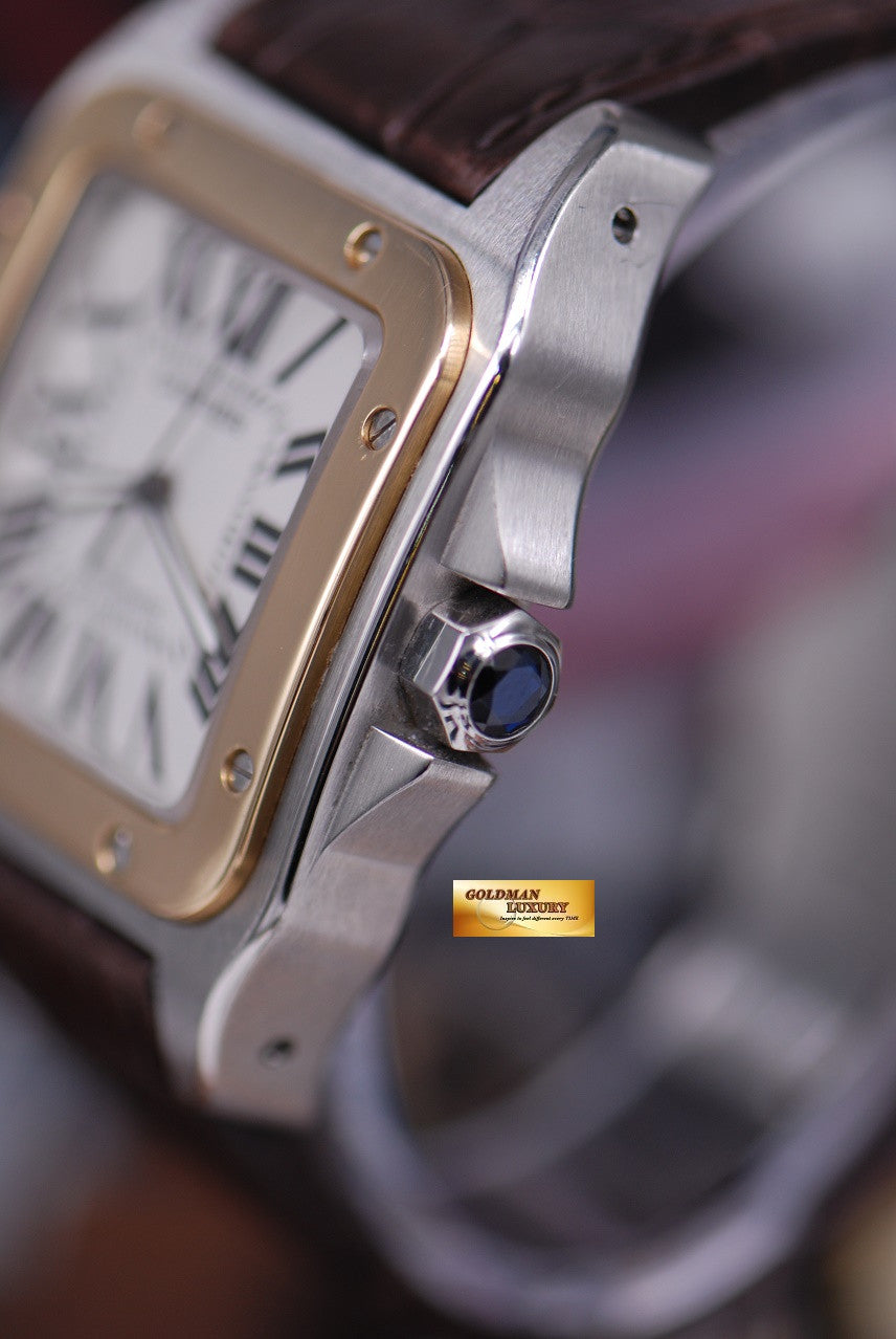 [SOLD] CARTIER SANTOS 100 XL HALF-GOLD MEN’S AUTOMATIC (NEAR MINT)