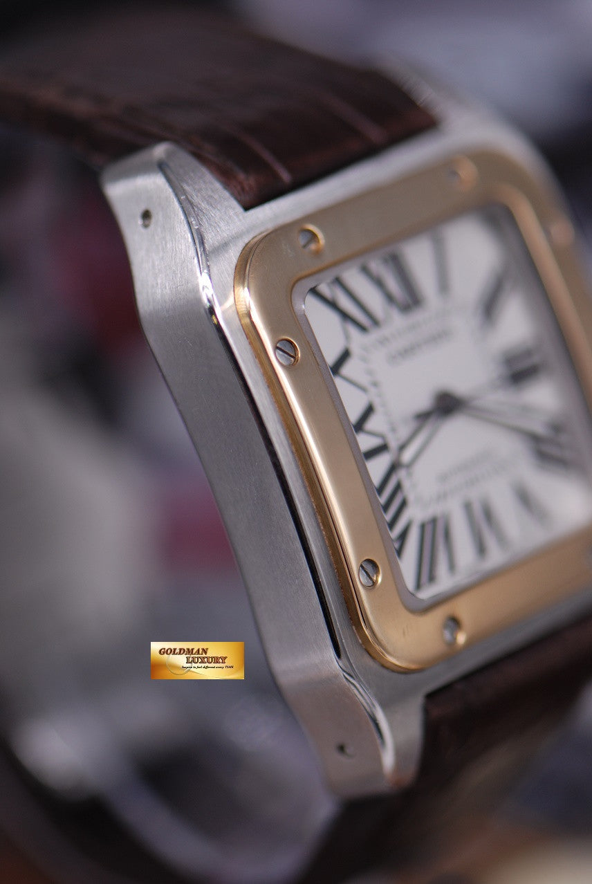 [SOLD] CARTIER SANTOS 100 XL HALF-GOLD MEN’S AUTOMATIC (NEAR MINT)