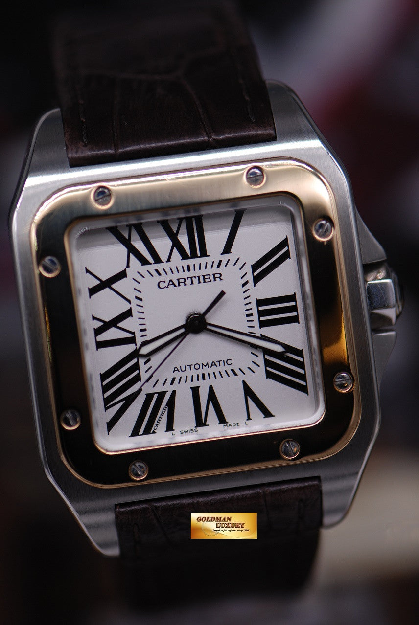 [SOLD] CARTIER SANTOS 100 XL HALF-GOLD MEN’S AUTOMATIC (NEAR MINT)