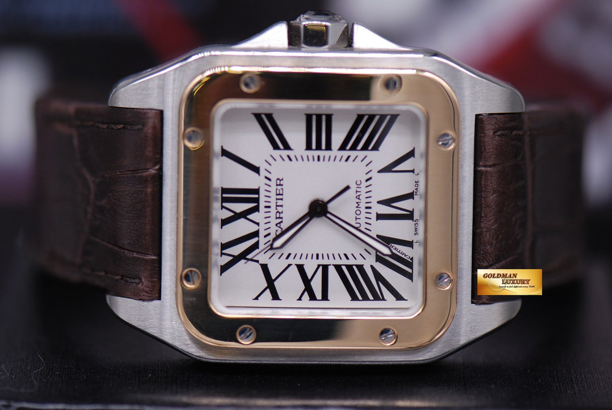 [SOLD] CARTIER SANTOS 100 XL HALF-GOLD MEN’S AUTOMATIC (NEAR MINT)