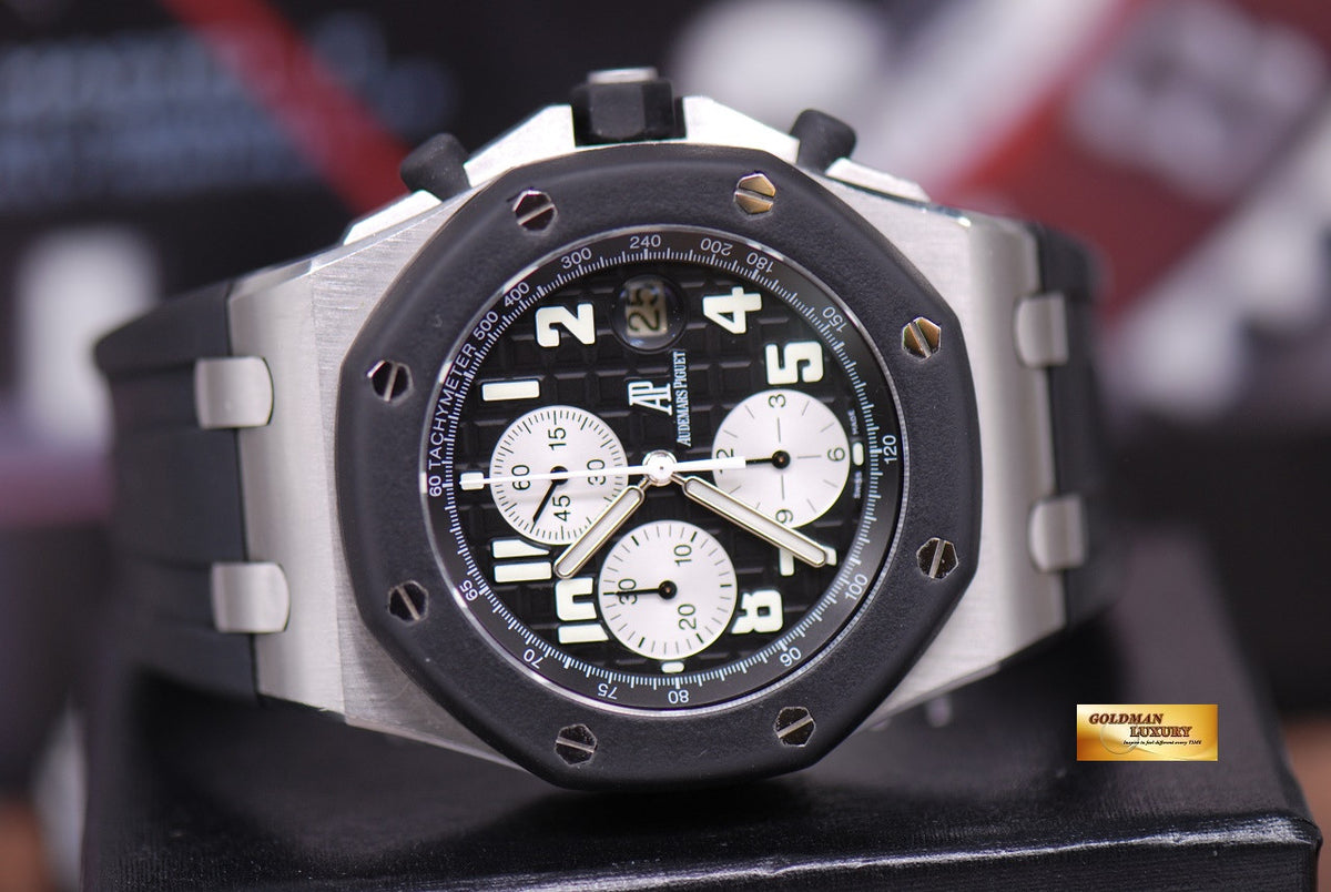 [SOLD] AUDEMARS PIGUET ROYAL OAK OFFSHORE RUBBER CLAD AUTOMATIC BLACK (NEAR MINT)