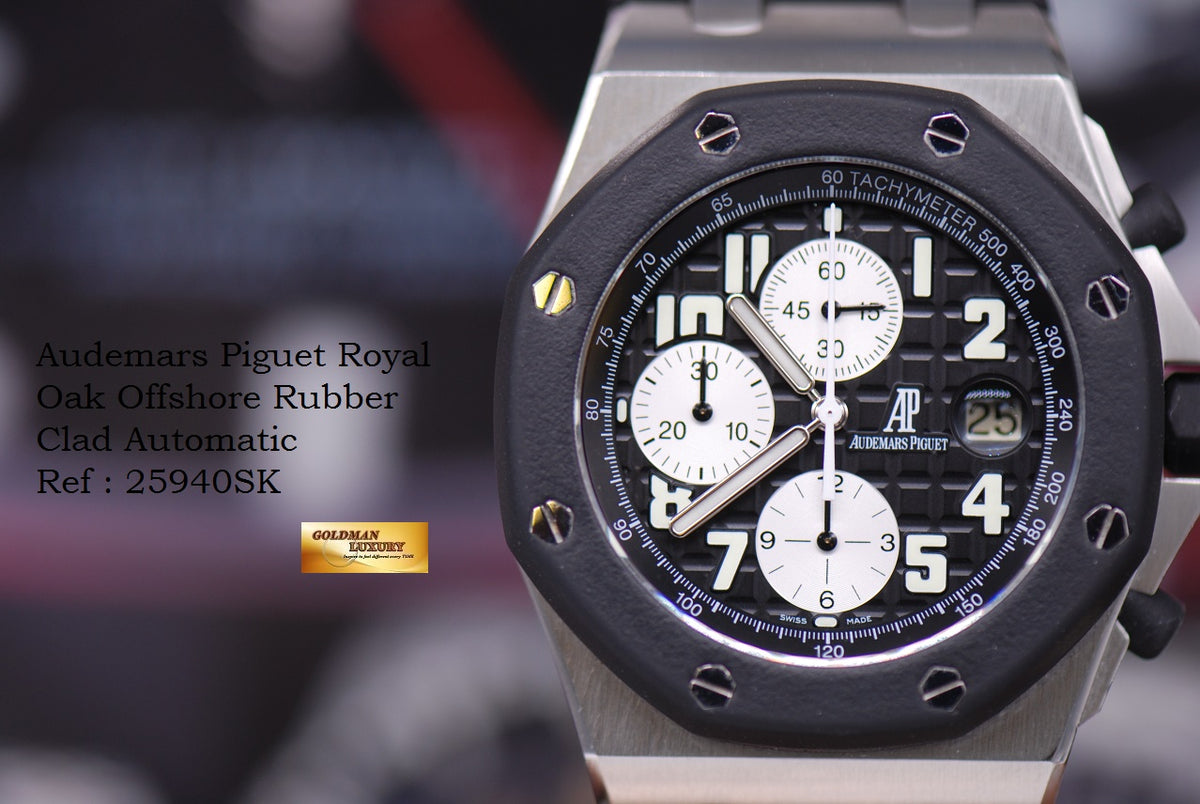 [SOLD] AUDEMARS PIGUET ROYAL OAK OFFSHORE RUBBER CLAD AUTOMATIC BLACK (NEAR MINT)
