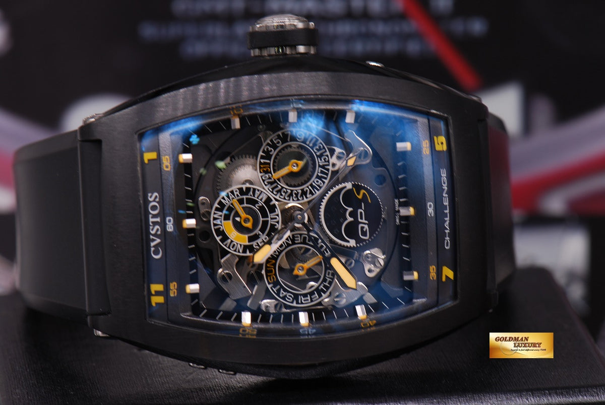 [SOLD] CVSTOS QP-S CHALLENGE PERPETUAL CALENDAR MOONPHASE PVD BLACK AUTOMATIC LIMITED EDITION (MINT)