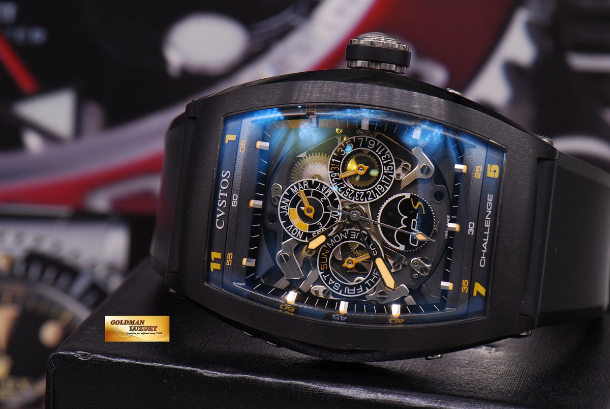 [SOLD] CVSTOS QP-S CHALLENGE PERPETUAL CALENDAR MOONPHASE PVD BLACK AUTOMATIC LIMITED EDITION (MINT)