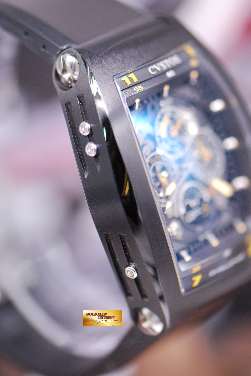 [SOLD] CVSTOS QP-S CHALLENGE PERPETUAL CALENDAR MOONPHASE PVD BLACK AUTOMATIC LIMITED EDITION (MINT)