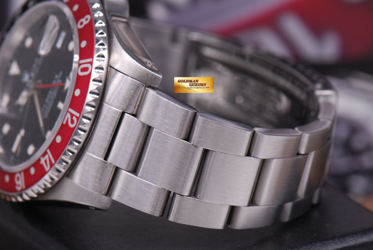 [SOLD] ROLEX OYSTER PERPETUAL GMT-MASTER II "COKE" BEZEL Ref 16710 (MINT)