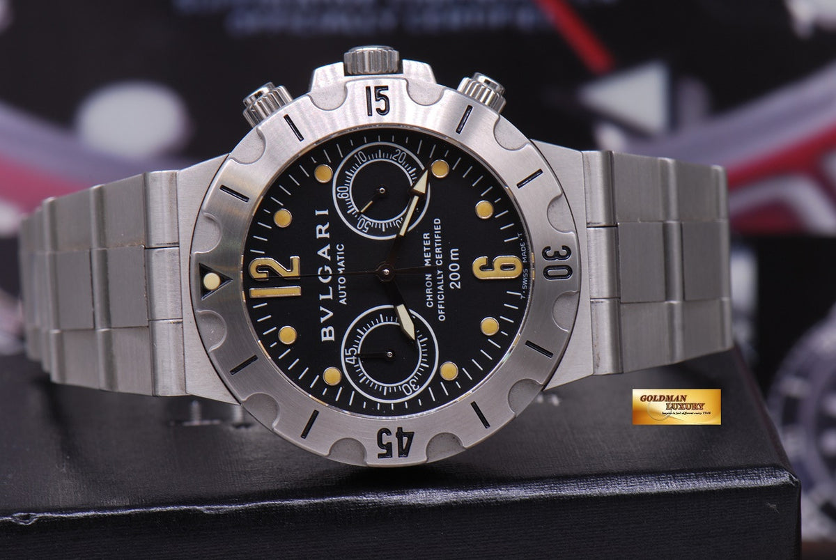 [SOLD] BVLGARI DIAGONO DIVER SS CHRONOGRAPH 38mm AUTOMATIC (MINT)