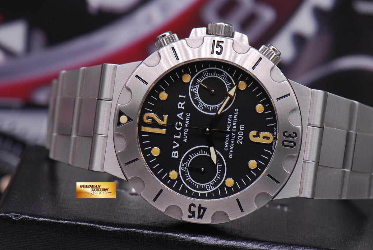 [SOLD] BVLGARI DIAGONO DIVER SS CHRONOGRAPH 38mm AUTOMATIC (MINT)