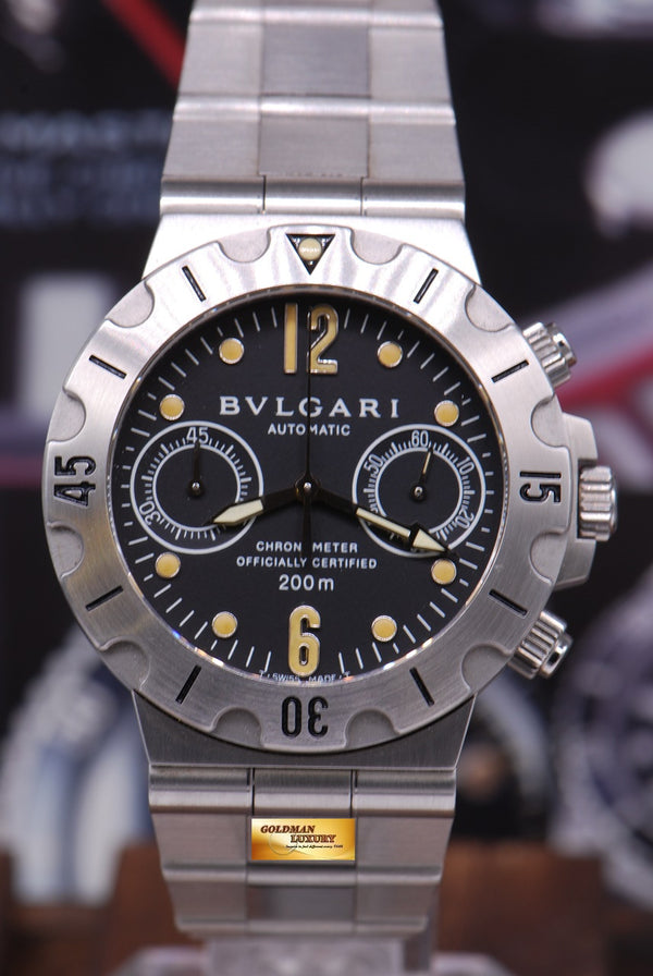 [SOLD] BVLGARI DIAGONO DIVER SS CHRONOGRAPH 38mm AUTOMATIC (MINT)
