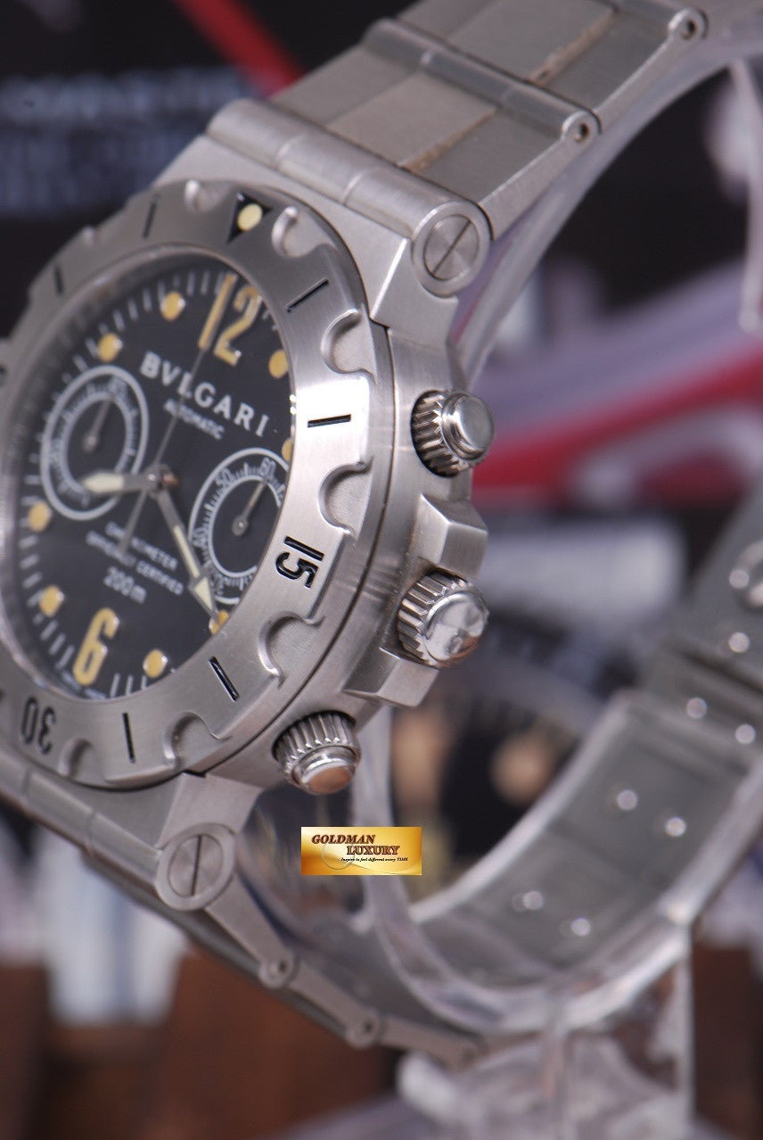 [SOLD] BVLGARI DIAGONO DIVER SS CHRONOGRAPH 38mm AUTOMATIC (MINT)